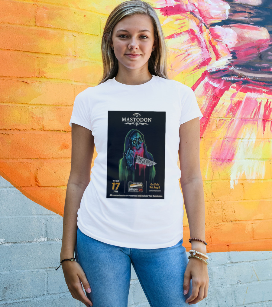 Mastodon Arizona State Fairgrounds 2025 Concert Series October 17 Coliseum T-Shirt