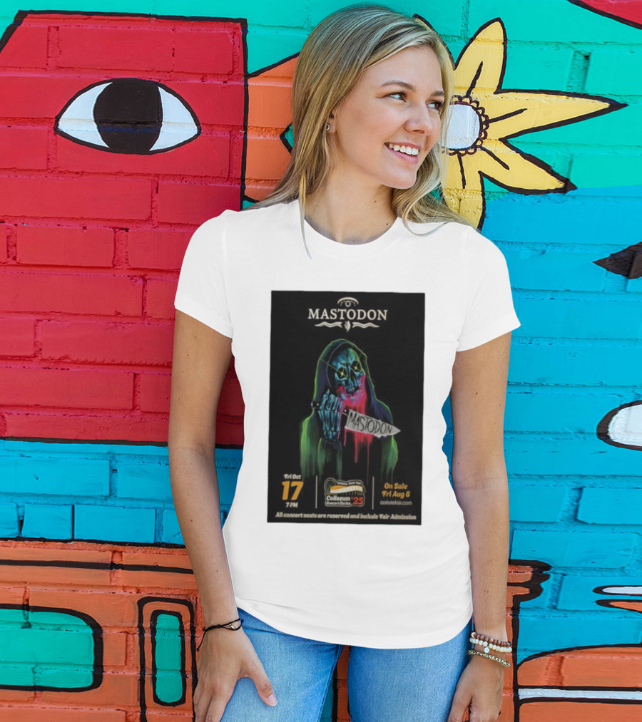 Mastodon Arizona State Fairgrounds 2025 Concert Series October 17 Coliseum T-Shirt