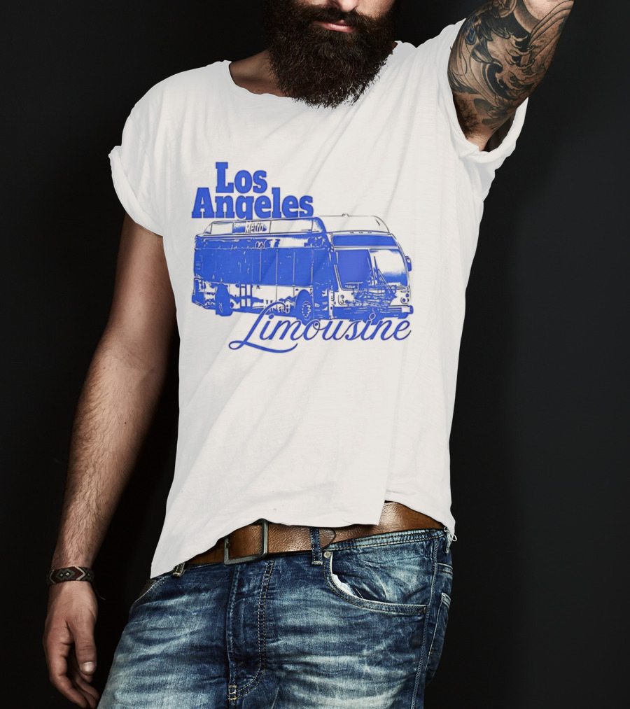 Los Angeles Limousine Retro Bus Experience T-Shirt