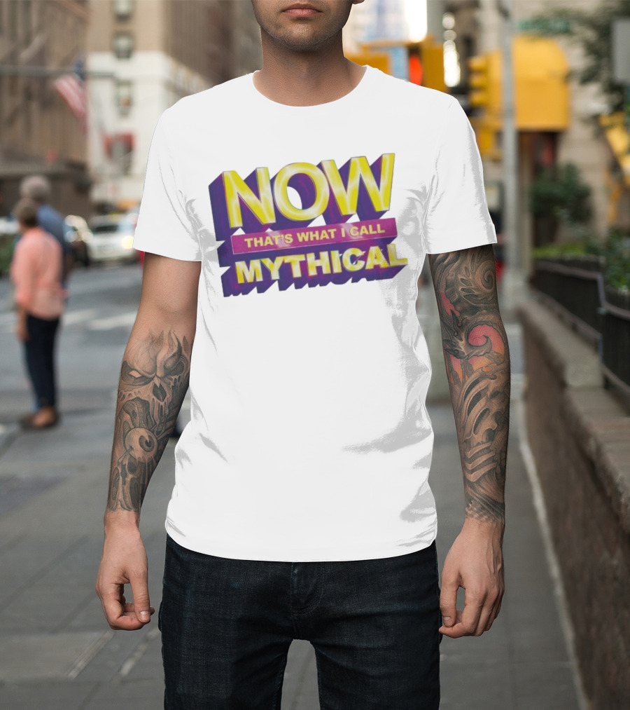 NOW That’s What I Call Mythical Retro 3D Text Style T-Shirt