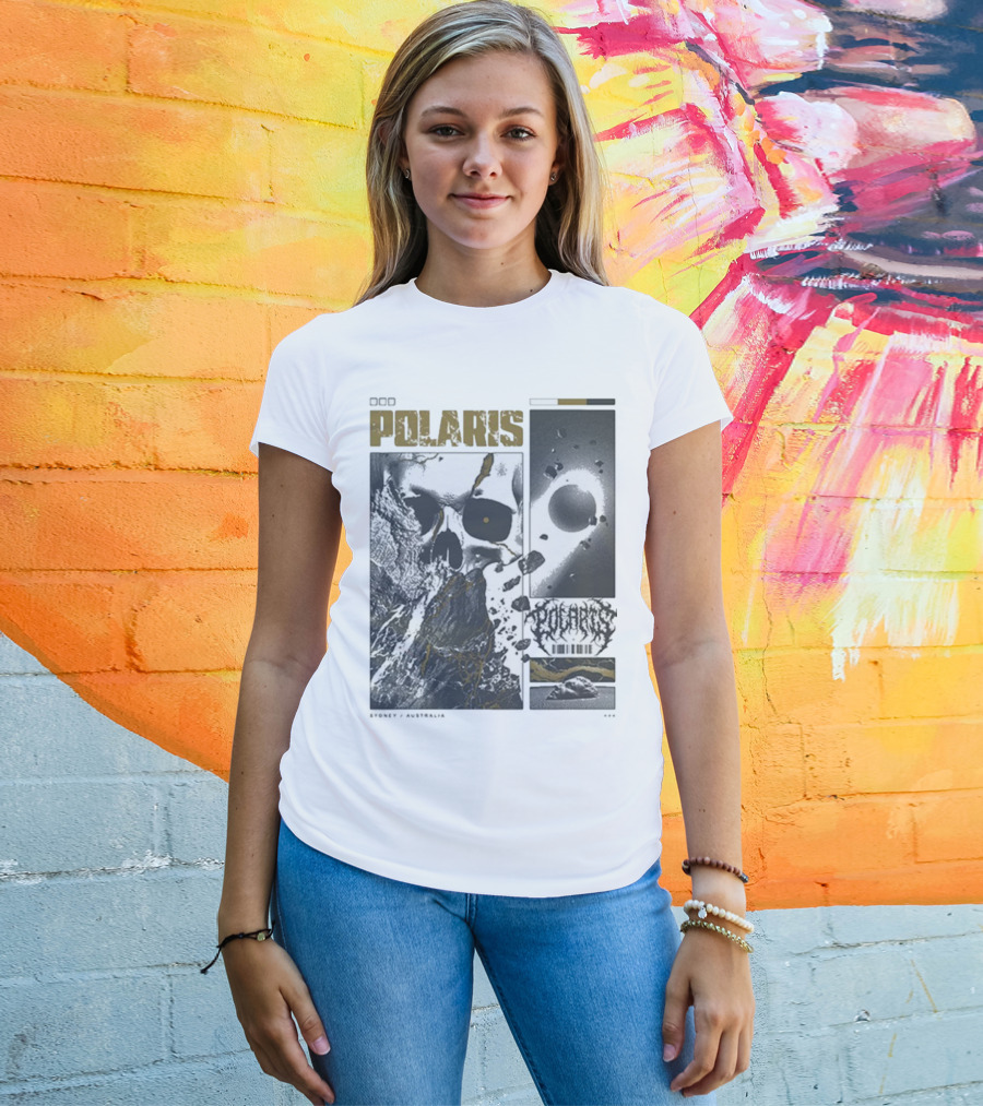 Polaris Kintsugi Skull Eclipse Aesthetic T-Shirt