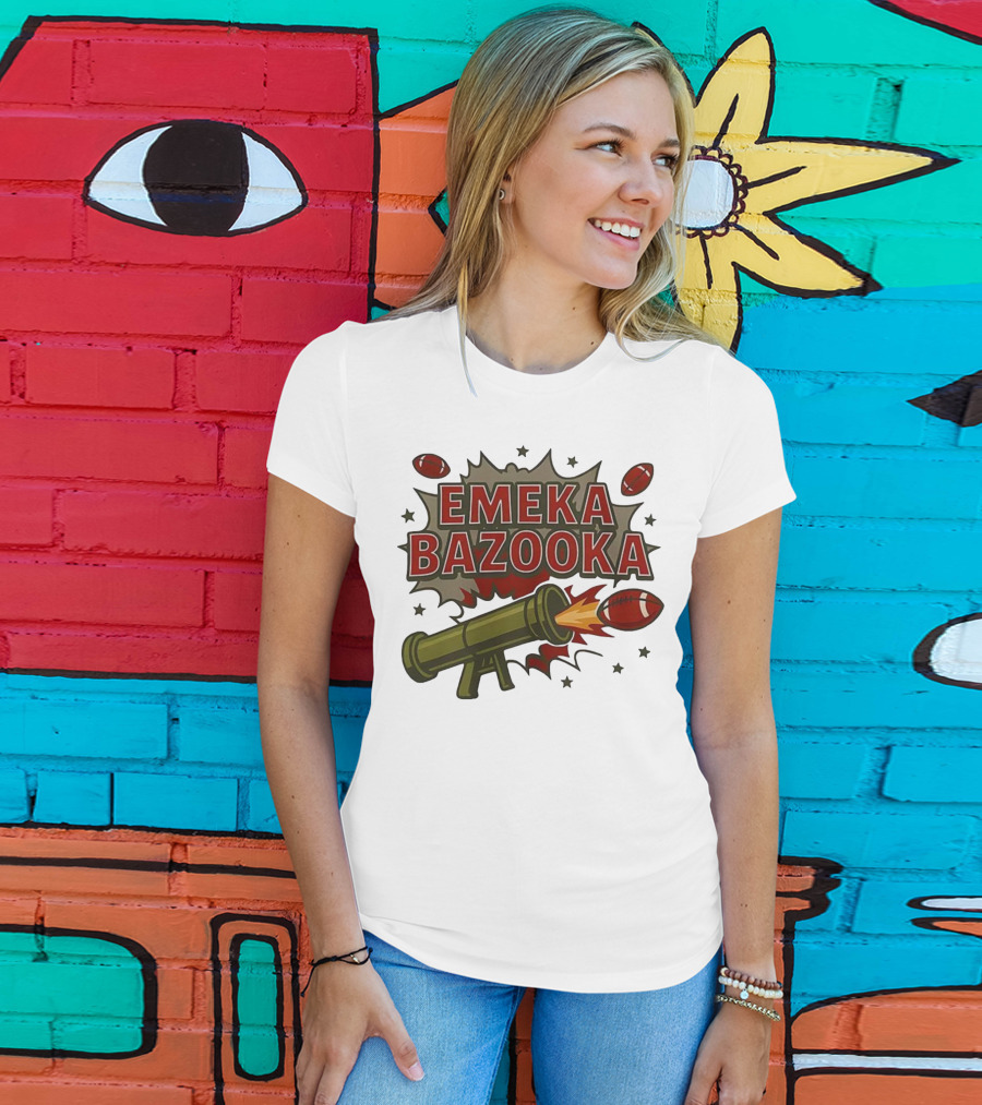 Tampa Bay Buccaneers Emeka Bazooka Football Blast T-Shirt