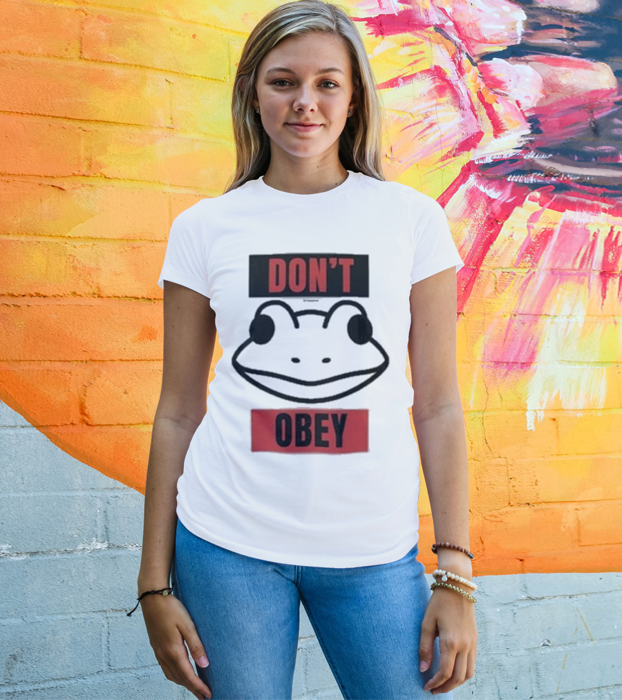 Don’t Obey Frog Resistance Portland T-Shirt