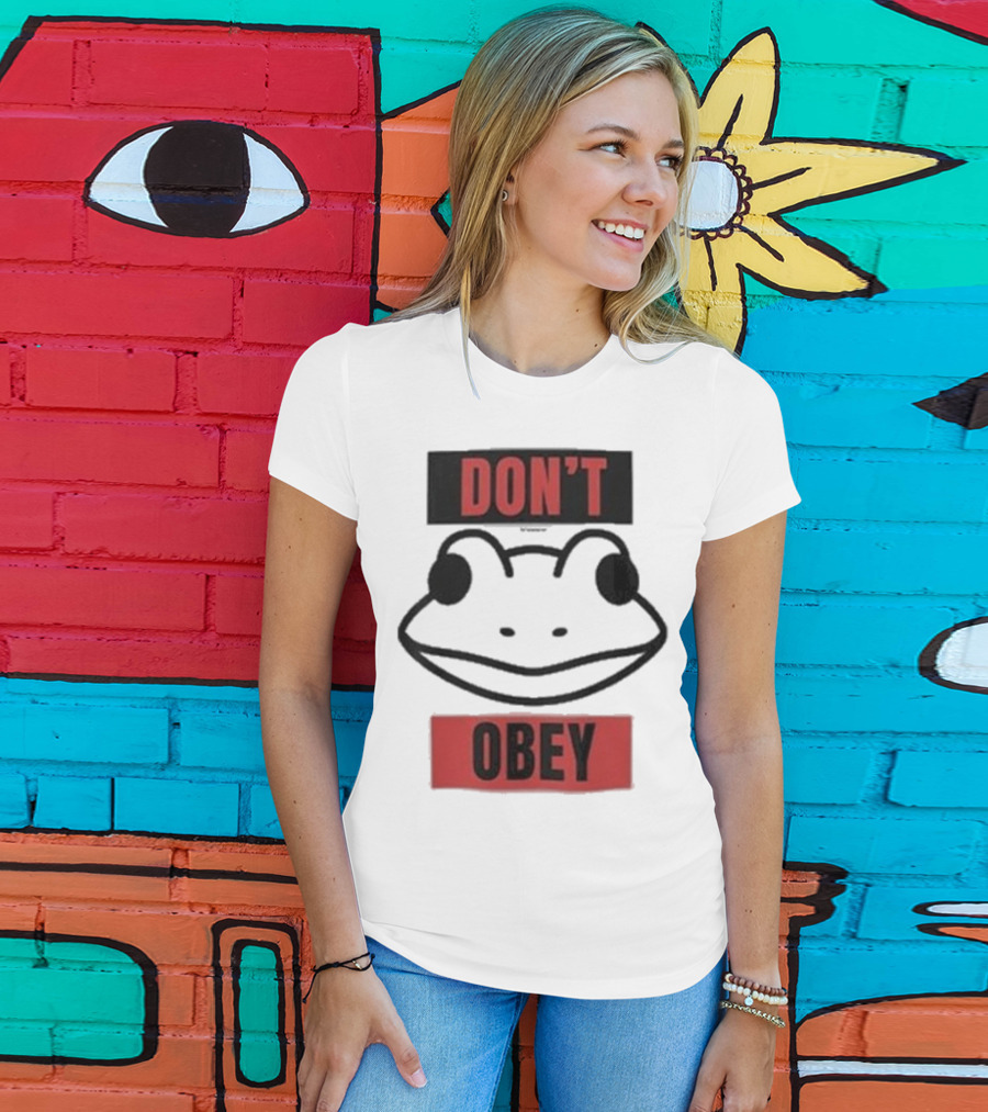 Don’t Obey Frog Resistance Portland T-Shirt