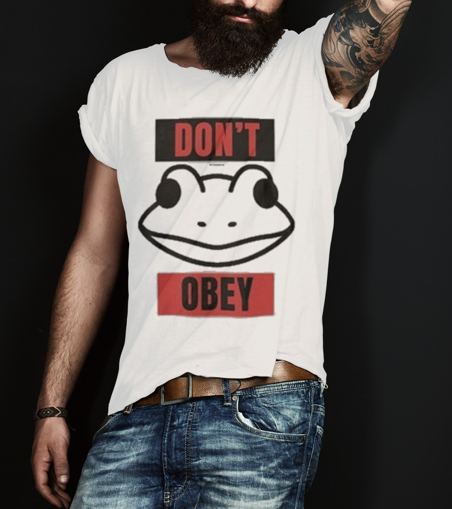 Don’t Obey Frog Resistance Portland T-Shirt