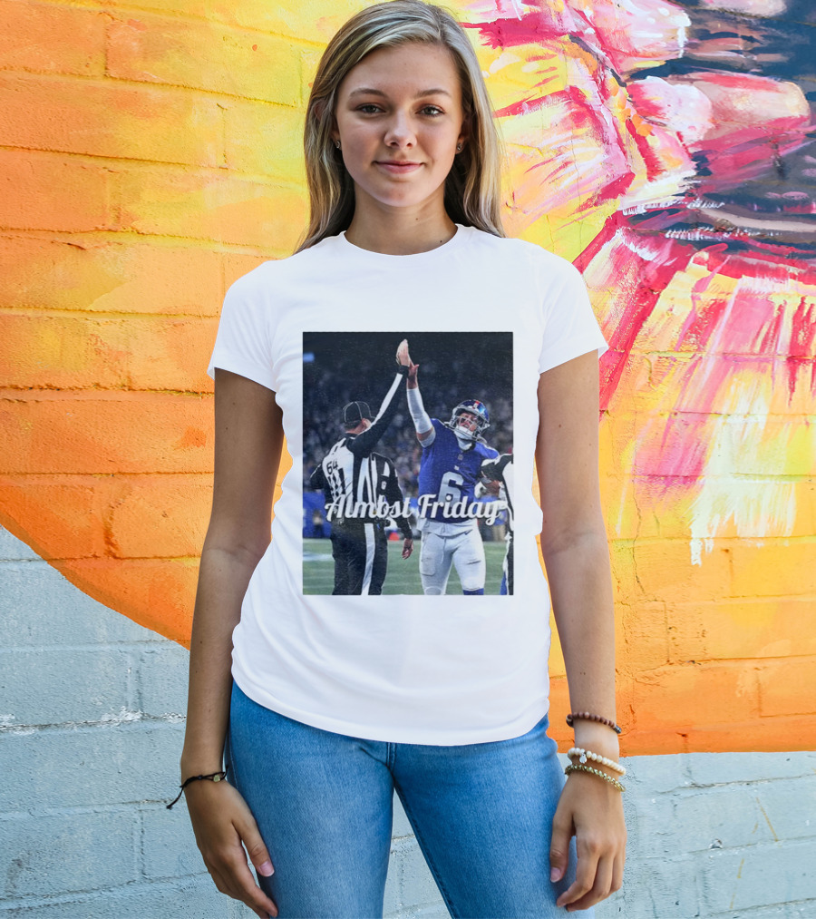 Almost Friday Jaxson Dart High Five Celebration T-Shirt