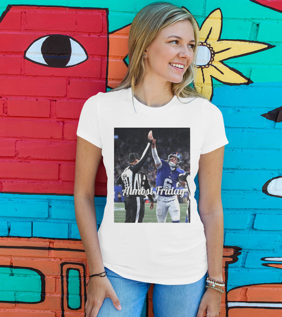 Almost Friday Jaxson Dart High Five Celebration T-Shirt