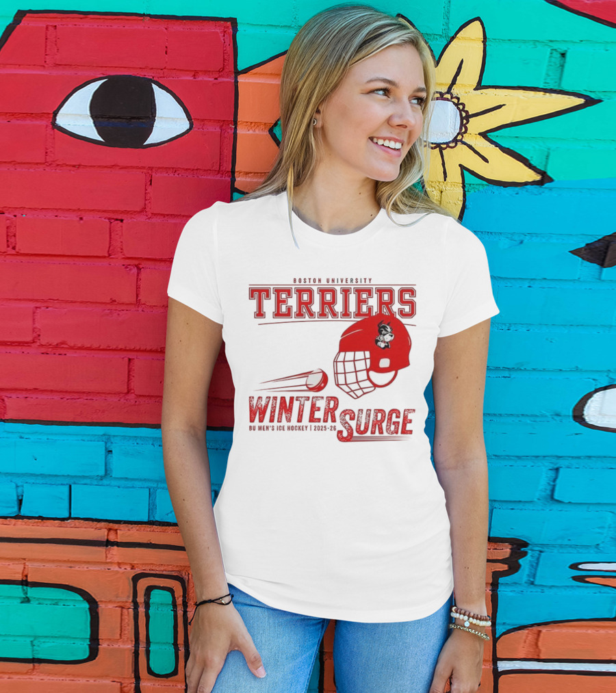 Boston Terriers Hockey Winter Surge 2009-2010 T-Shirt