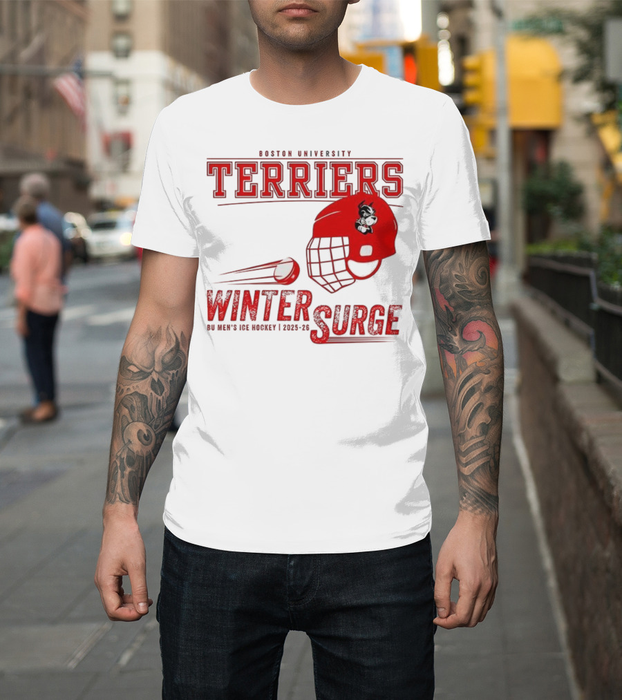 Boston Terriers Hockey Winter Surge 2009-2010 T-Shirt