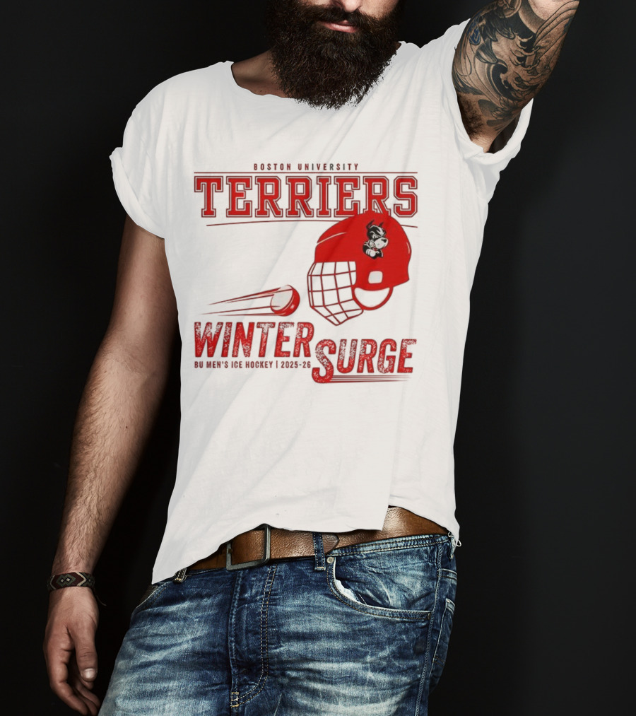 Boston Terriers Hockey Winter Surge 2009-2010 T-Shirt