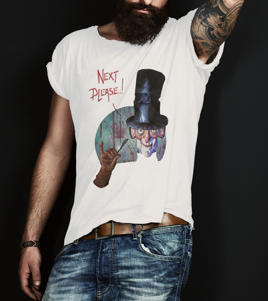 John Bolton1989 Next Please Horror Graffiti Halloween T-Shirt