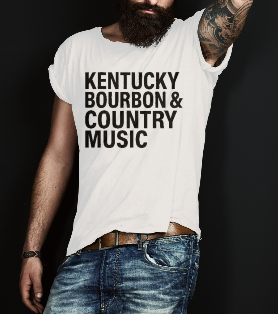 Kentucky Bourbon And Country Music Lover Essentials T-Shirt
