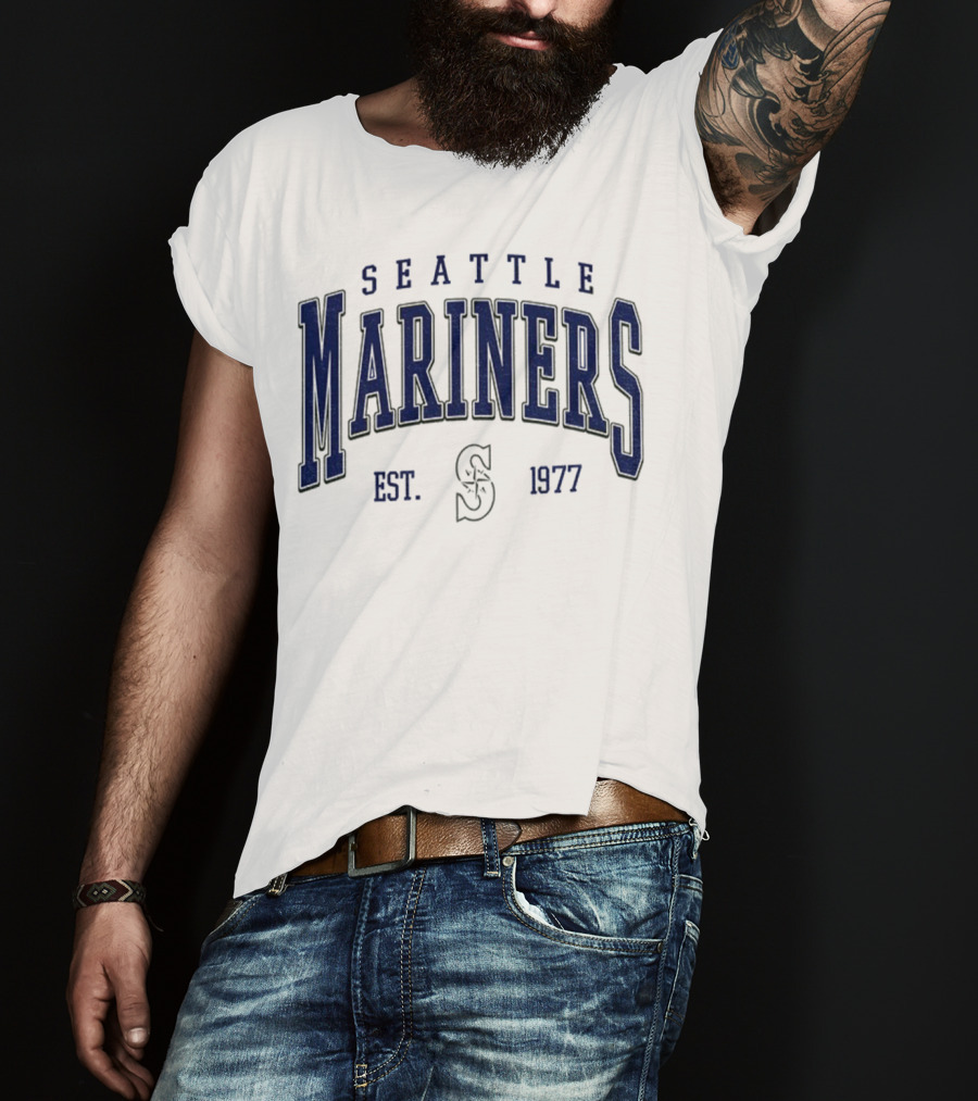 Seattle Mariners Est 1977 Vintage MLB Baseball T-Shirt