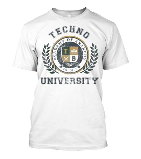 Technoblade Academy Of Anarchy University Vintage Crest Est. 2013 T-Shirt