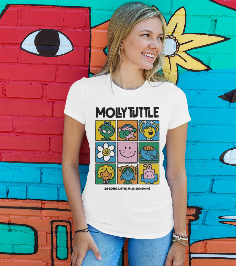 Molly Tuttle So Long Little Miss Sunshine Characters Iconic Pop Art Style T-Shirt