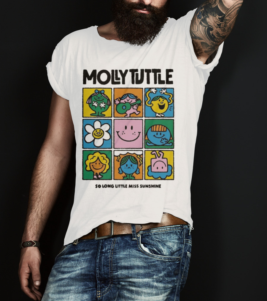 Molly Tuttle So Long Little Miss Sunshine Characters Iconic Pop Art Style T-Shirt