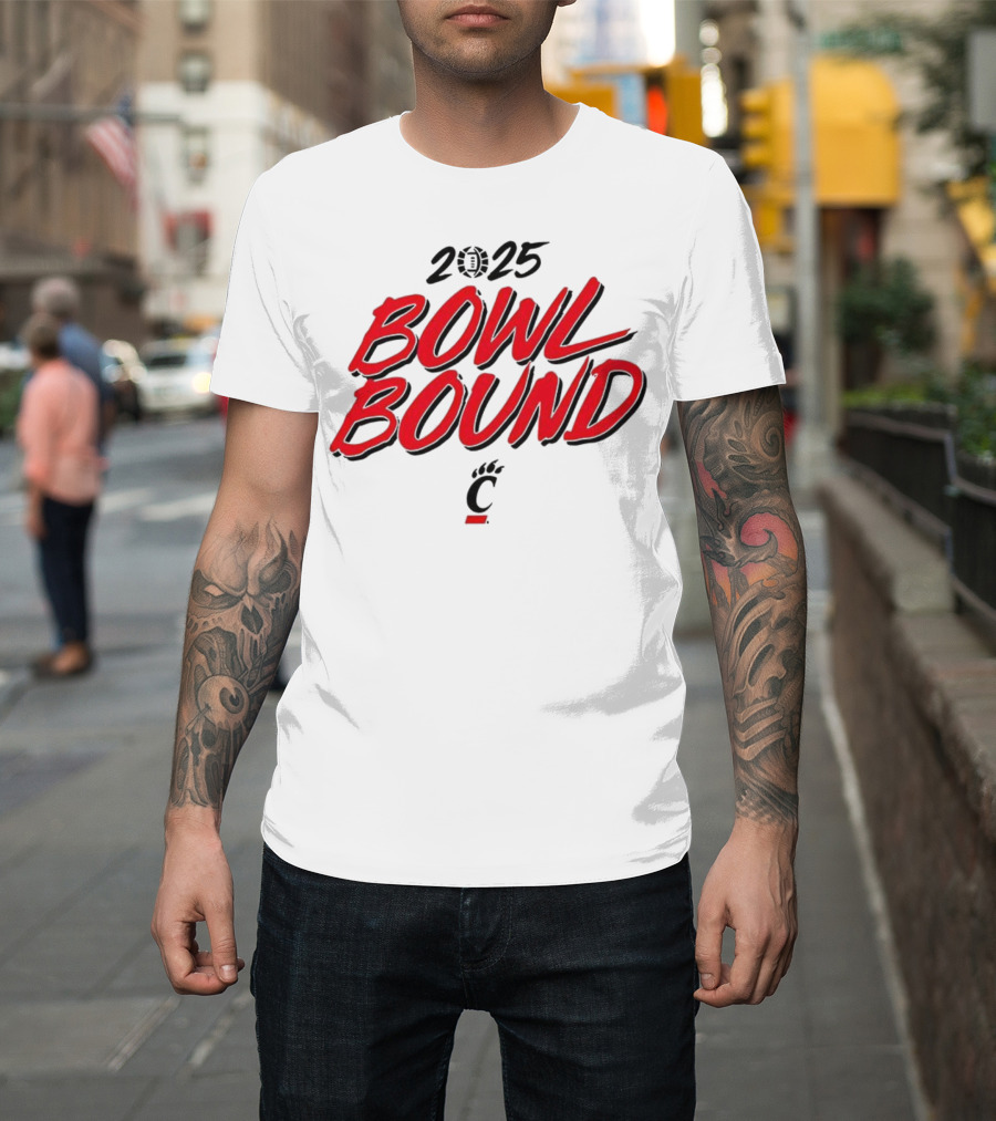 Cincinnati Bearcats 2025 Bowl Bound T-Shirt