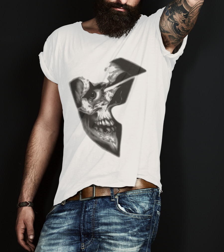 Famous Stars And Straps Skull Boh Iconic Symbol T-Shirt