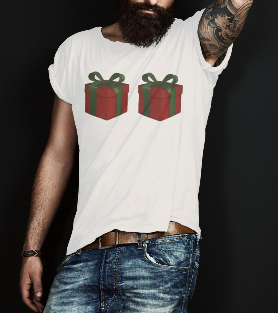 Just Here For The Presents Gifts Holiday Humor T-Shirt