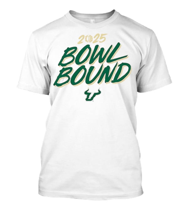 2025 Bowl Bound South Florida Bulls T-Shirt