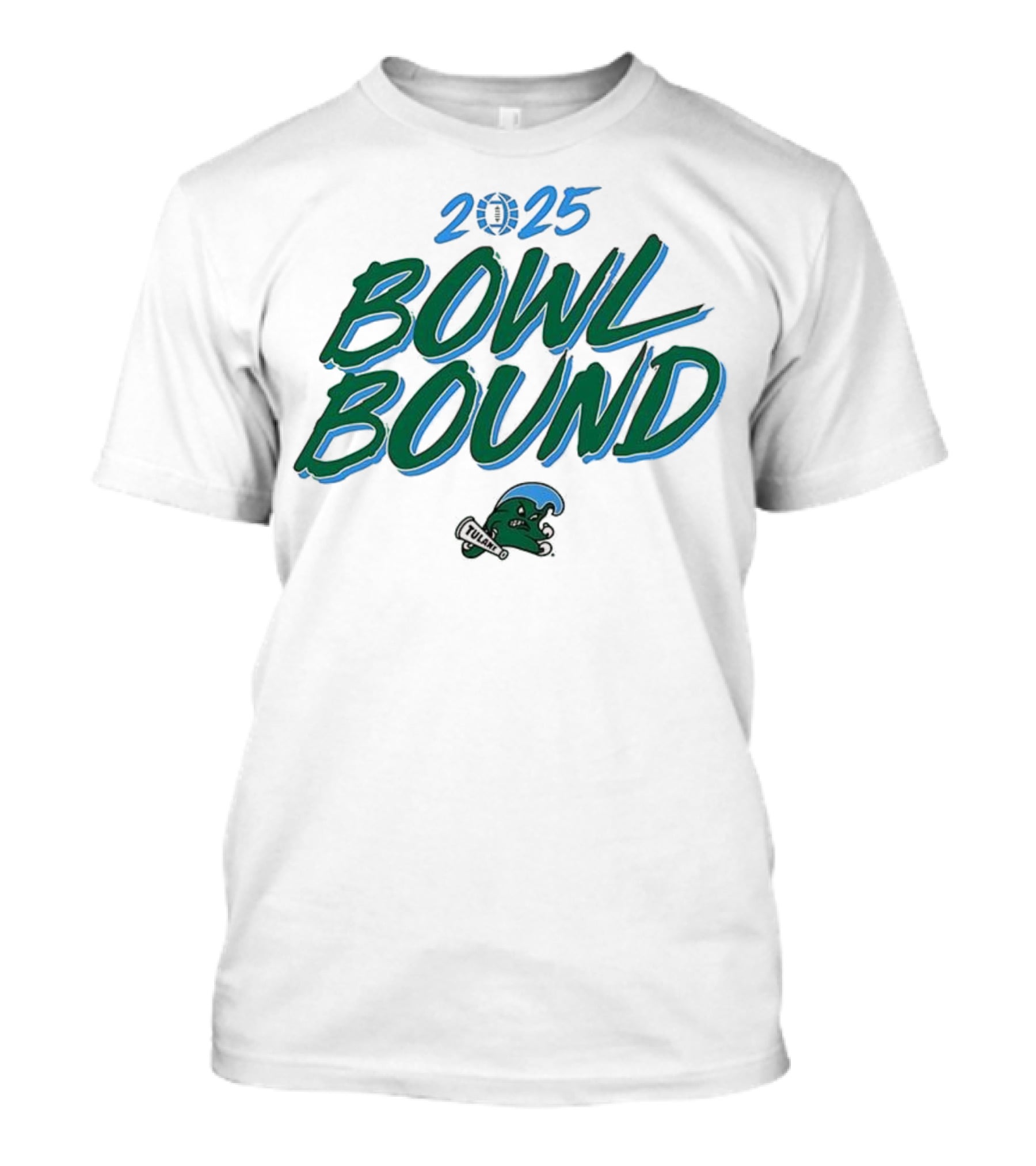 2025 Tulane Green Wave Bowl Bound T-Shirt