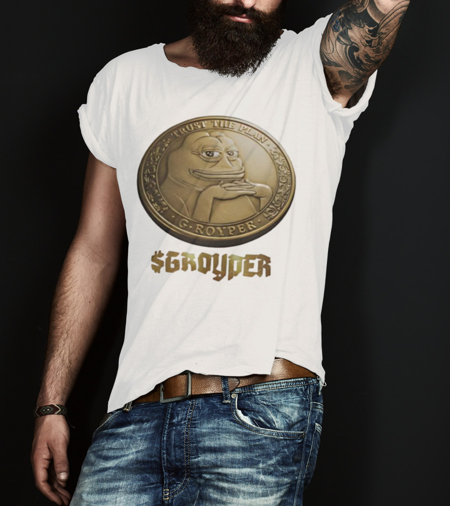 Pepe Frog Trust The Plan Groyper Coin T-Shirt
