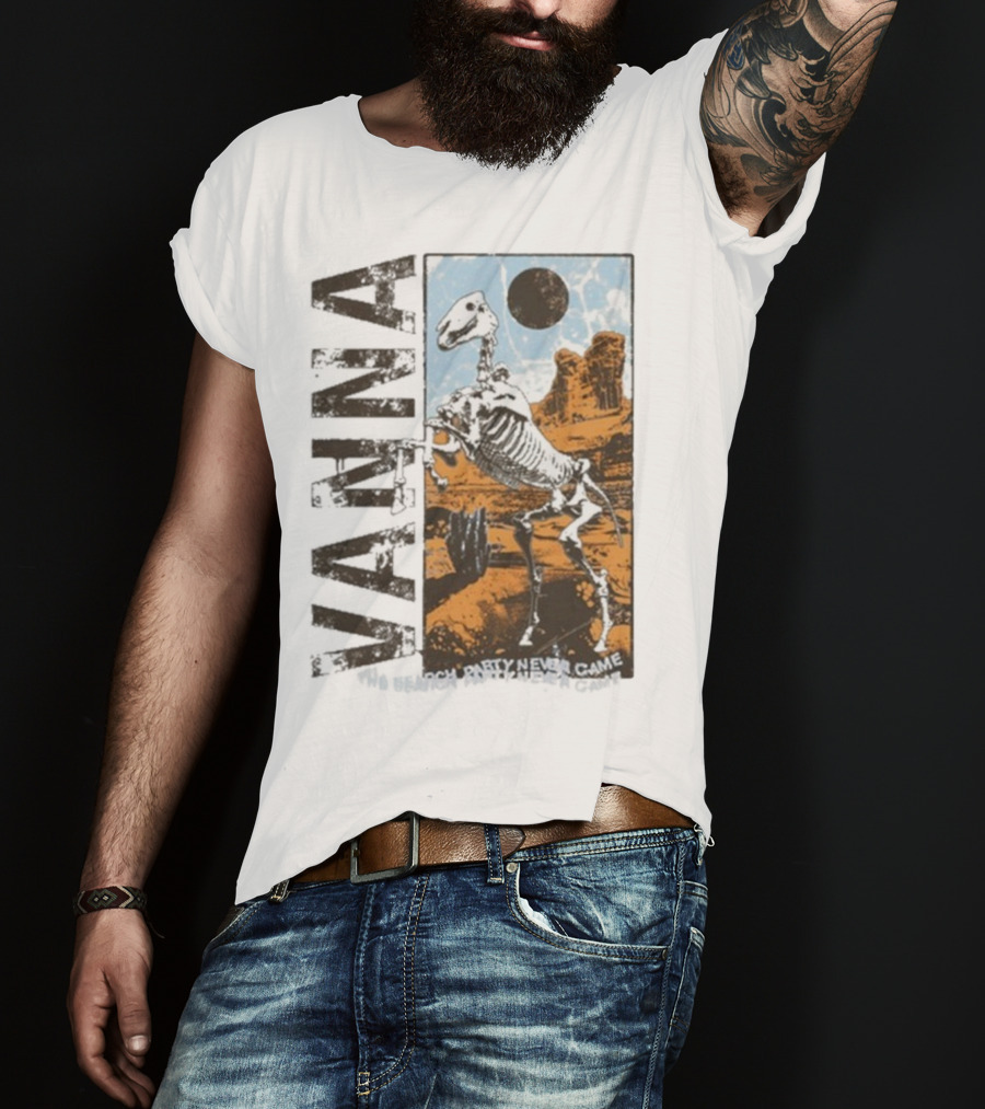 Vanna The Search Party Never Came Skeleton Desert Landscape T-Shirt