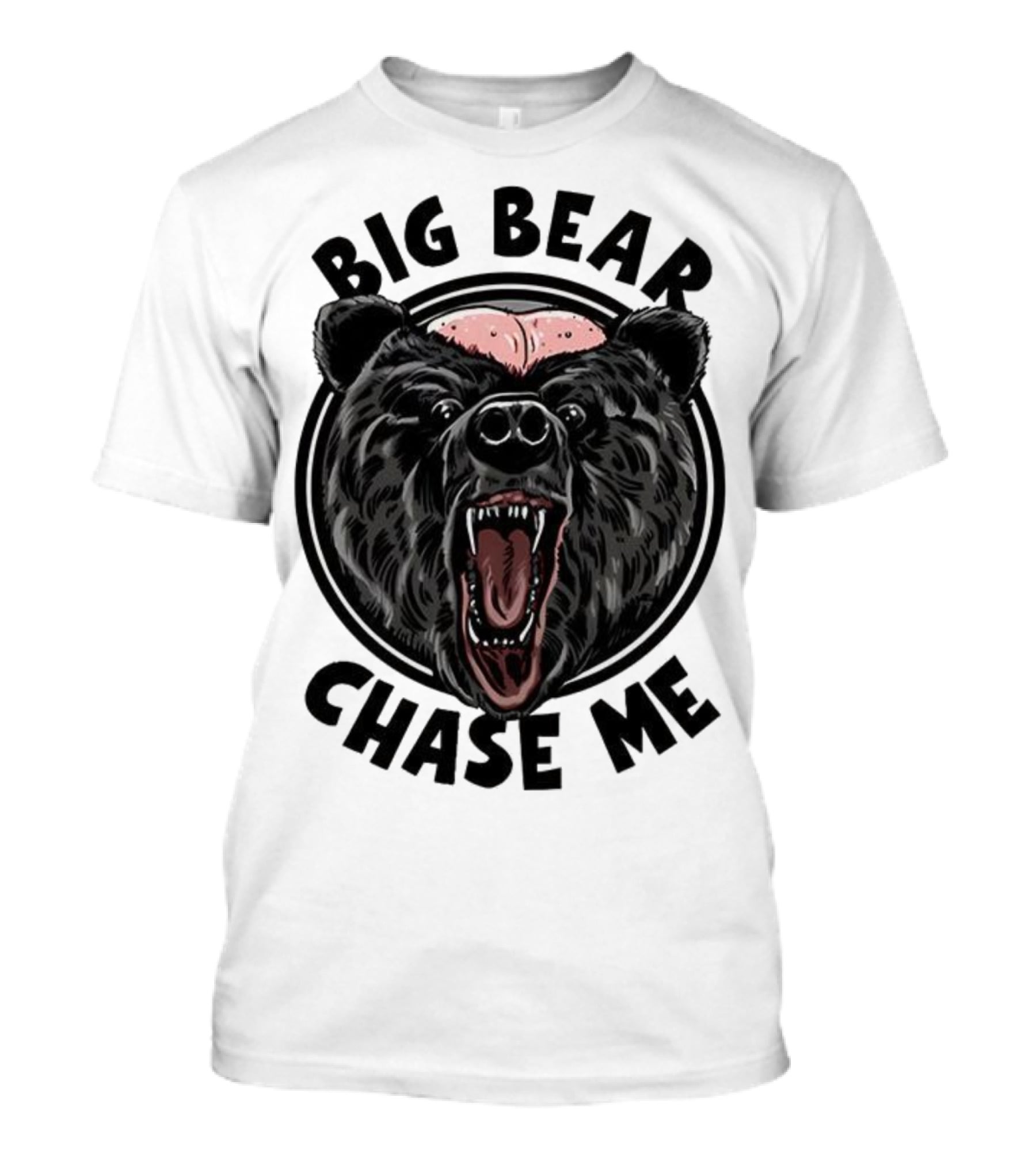 Big Bear Chase Me Bald-Headed Bear Of Claire County T-Shirt