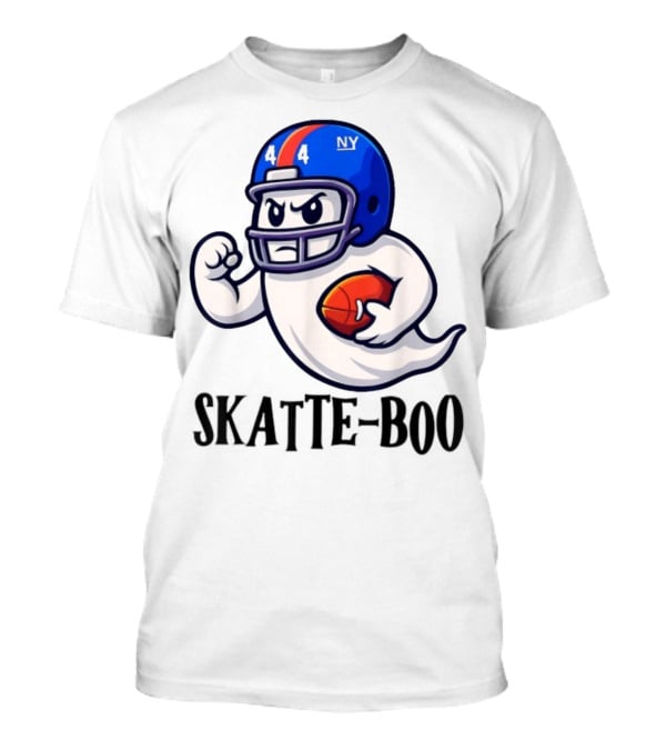 New York Giants Skatte-Boo Ghost Halloween Football Spirit T-Shirt