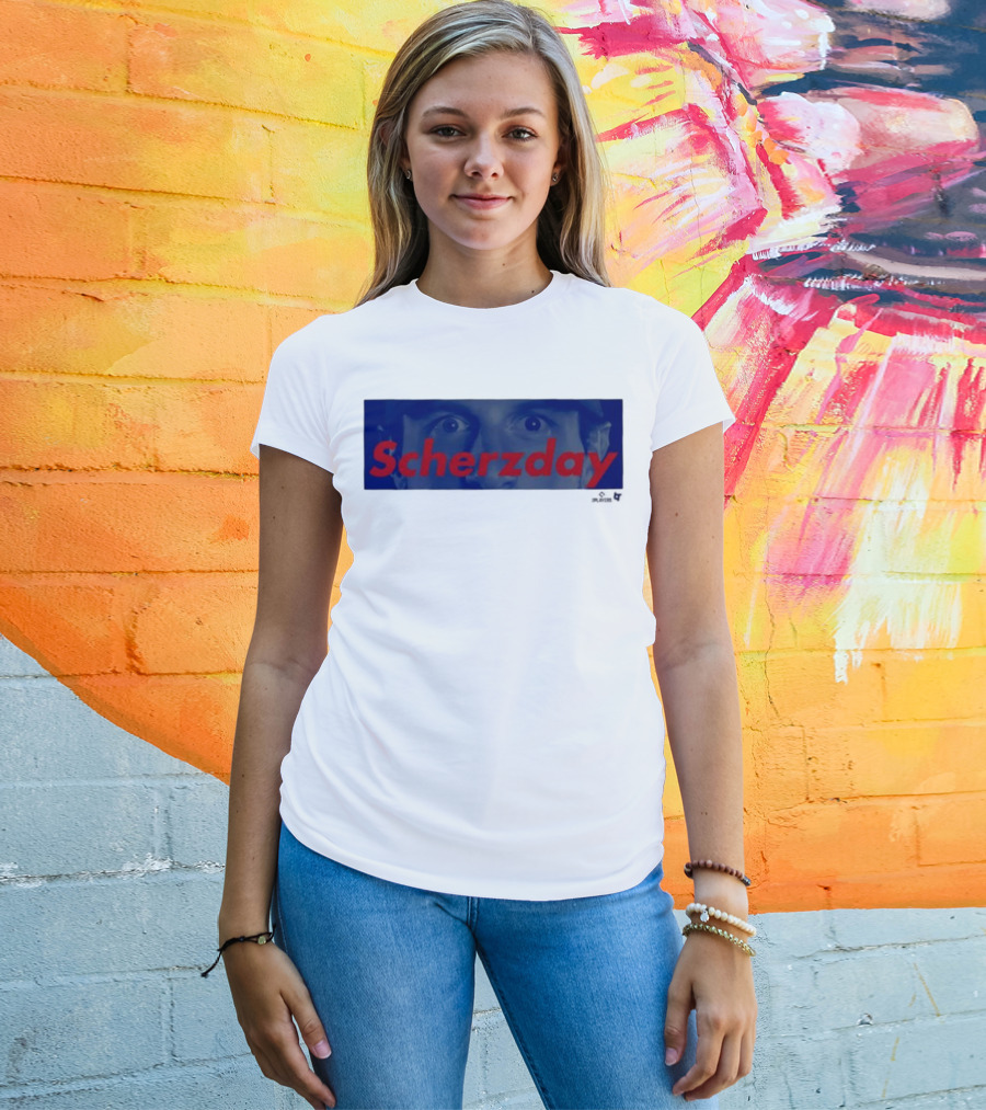 Max Scherzer Scherzday Eyes Toronto Blue Jays T-Shirt