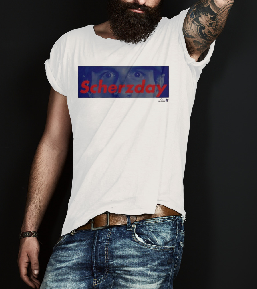 Max Scherzer Scherzday Eyes Toronto Blue Jays T-Shirt