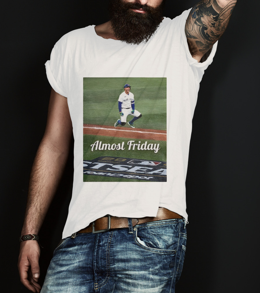 Almost Friday George Springer Jump Toronto Blue Jays Baseball Playoffs T-Shirt