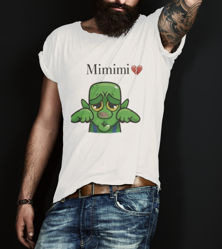 Mimimi Heartbroken Goblin Clash Royale Emojis T-Shirt