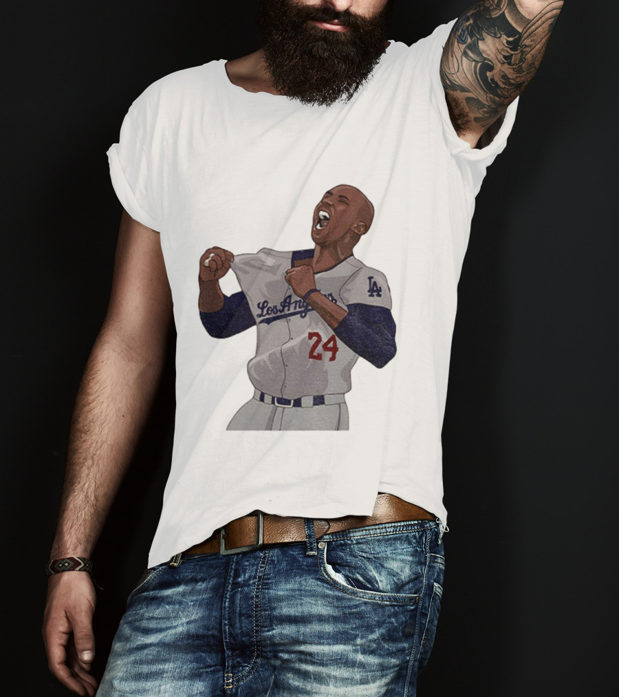 Los Angeles Mamba 24 Dodgers Iconic Tribute T-Shirt