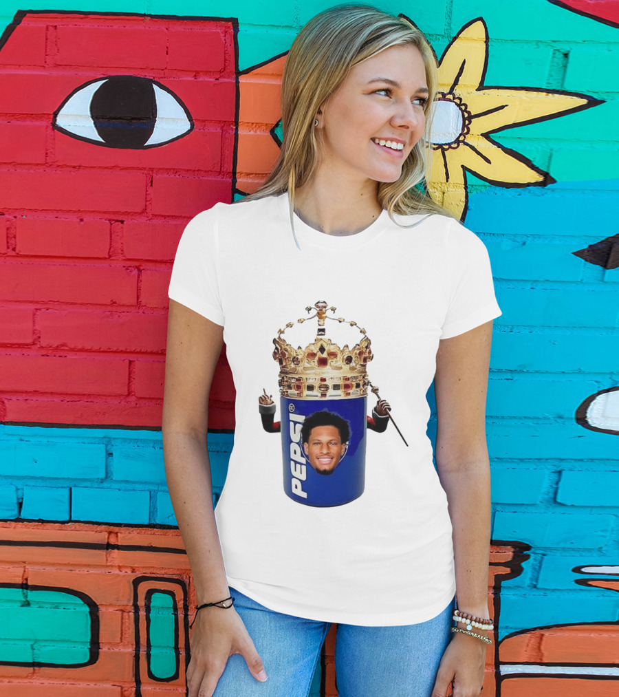 Oronde Gadsden Pepsi Crown Los Angeles Chargers King Parody T-Shirt