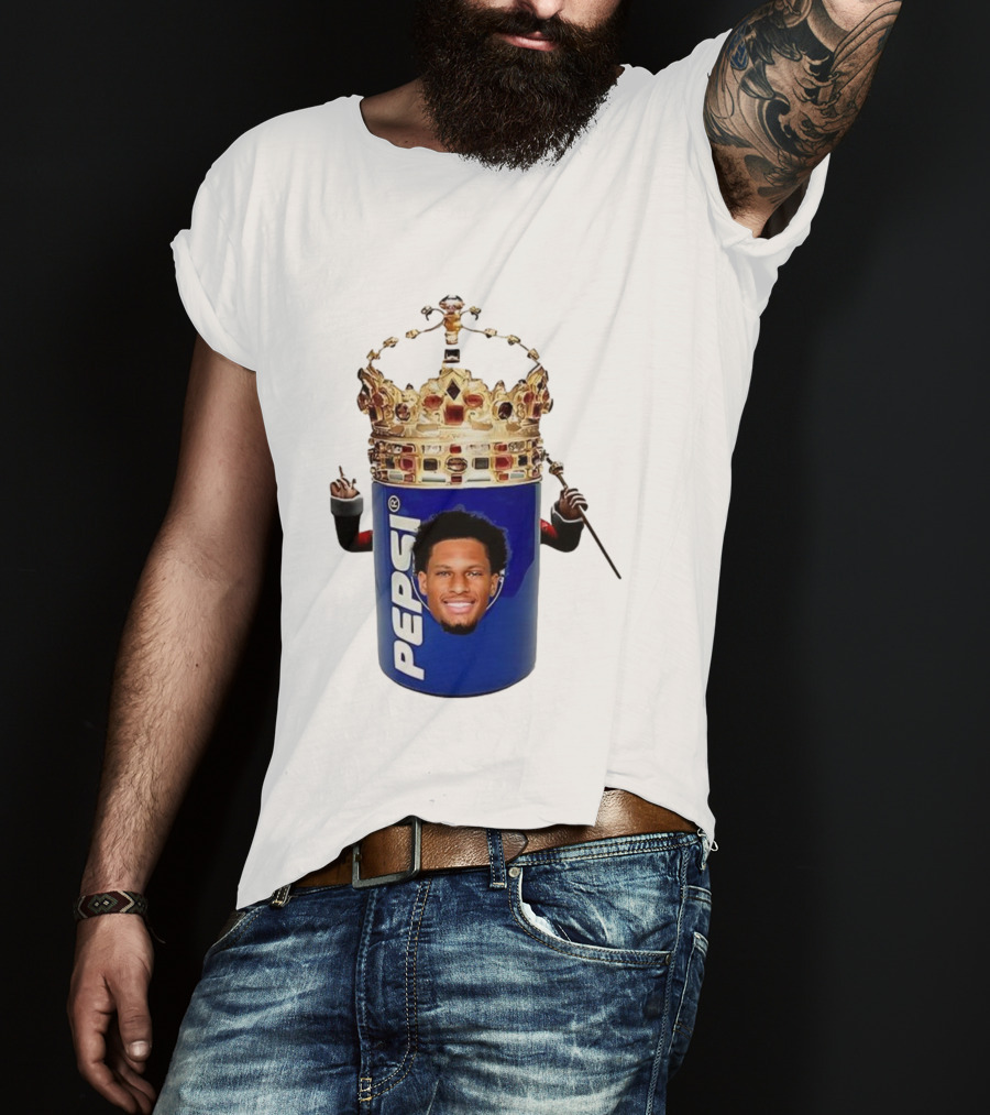 Oronde Gadsden Pepsi Crown Los Angeles Chargers King Parody T-Shirt