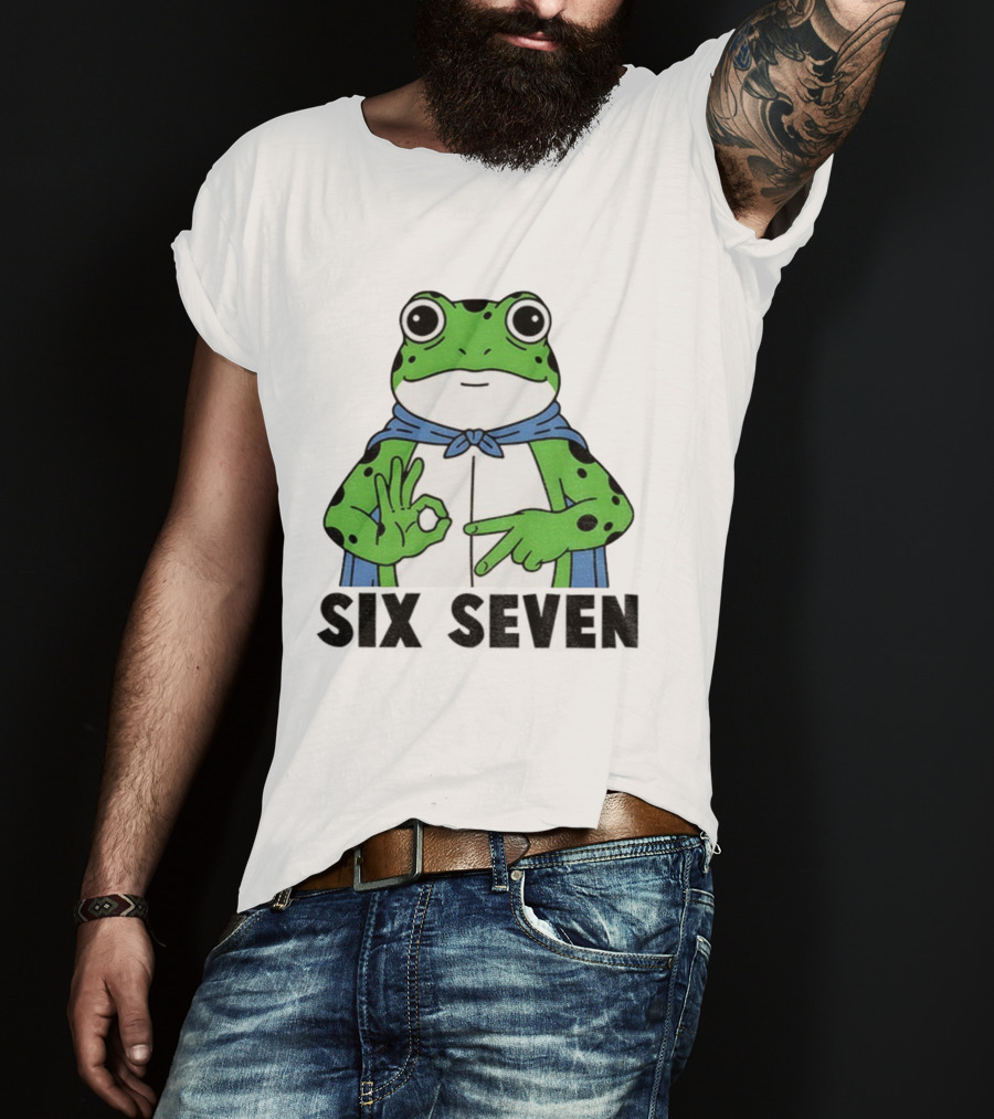 Portland Frog Six Seven Anti Fascism Meme T-Shirt