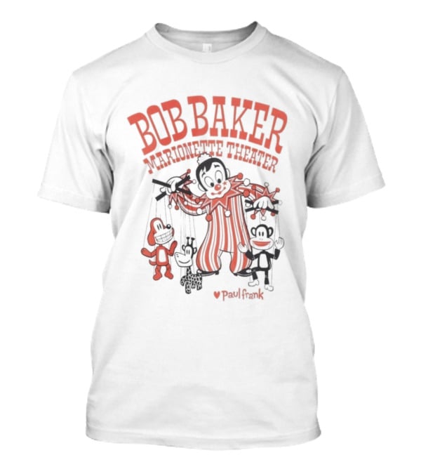 Bob Baker Marionette Theater Collaboration With Paul Frank Puppetry Characters T-Shirt