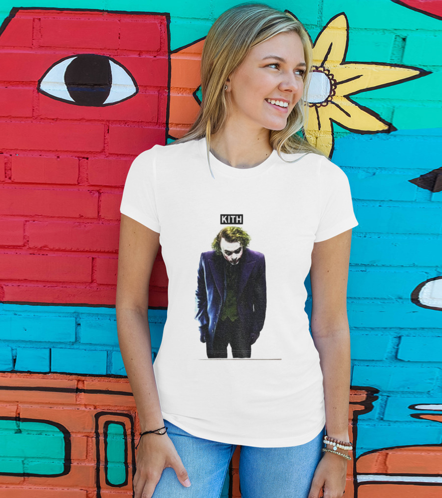 Dodgers Batman Kith Joker Collaboration T-Shirt