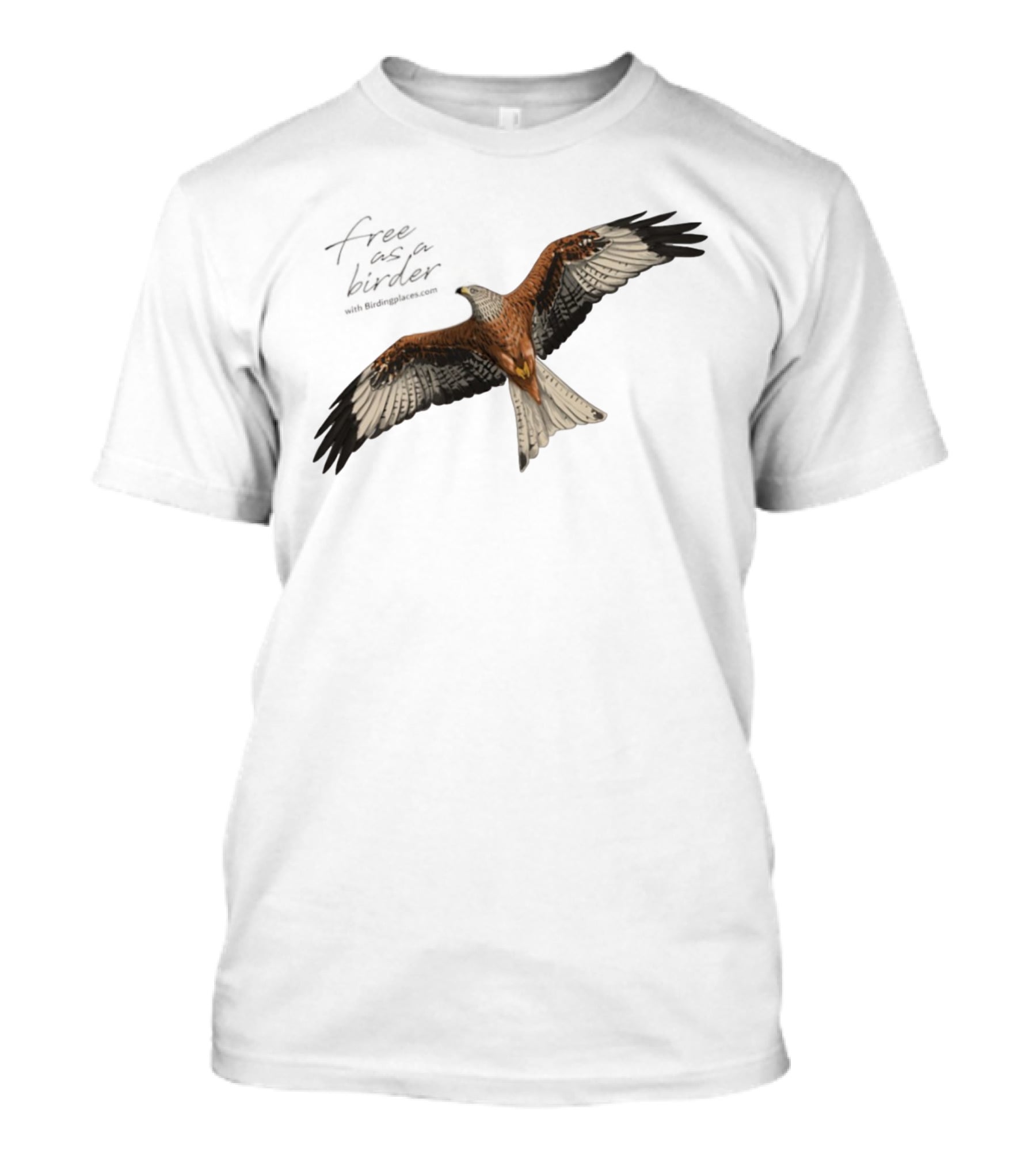 Eagle Free As A Birder Majestic Flight T-Shirt