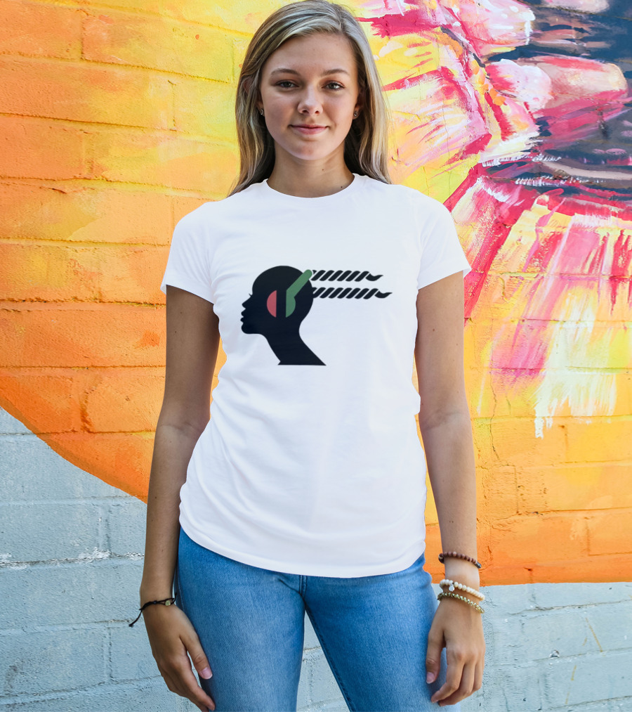 Jeffrey Wright Highest 2 Lowest Stackin’ Hits Records Silhouette With Headphones T-Shirt