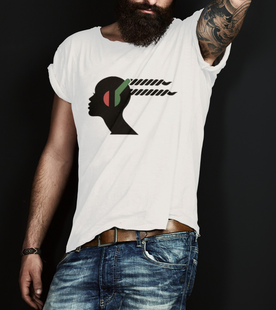 Jeffrey Wright Highest 2 Lowest Stackin’ Hits Records Silhouette With Headphones T-Shirt