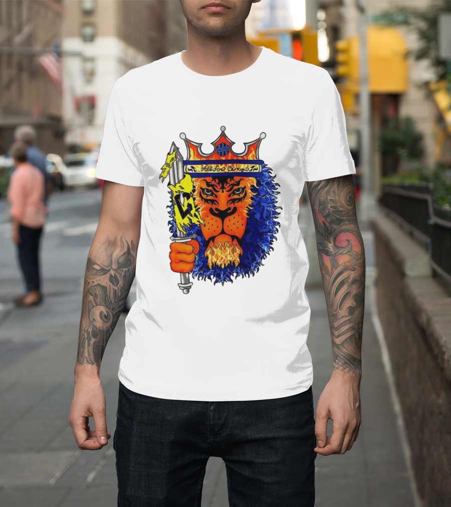 All For Cincy Lion Sword The Pride Crown Flame T-Shirt