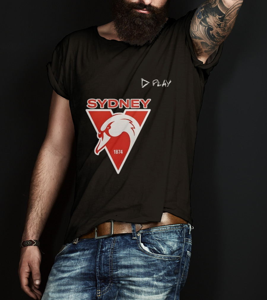 Ed Sheeran X Sydney Swans Loop Tour Play 1874 T-Shirt