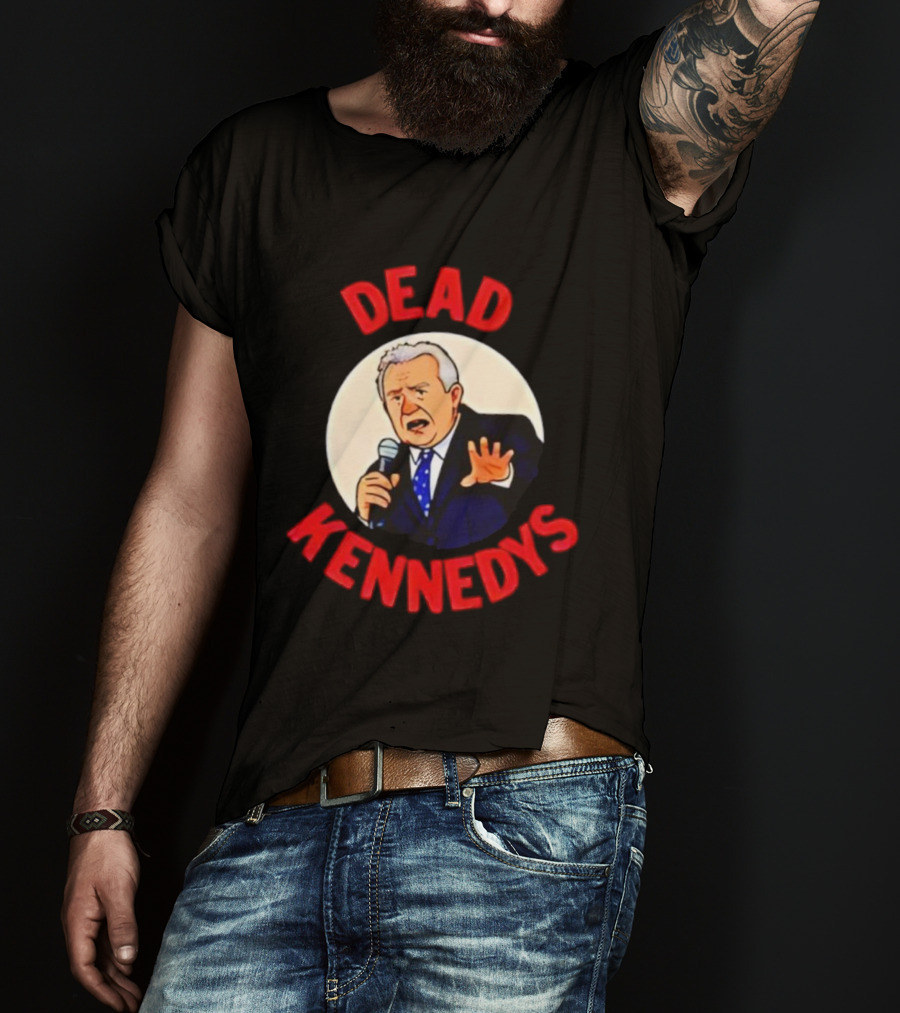 Dead Kennedys Political Parody Microphone Illustration T-Shirt