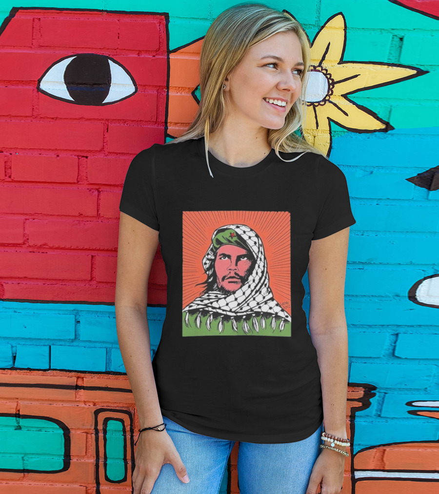 Che Guevara Keffiyeh Artistic Illustration By Latuff 2002 T-Shirt