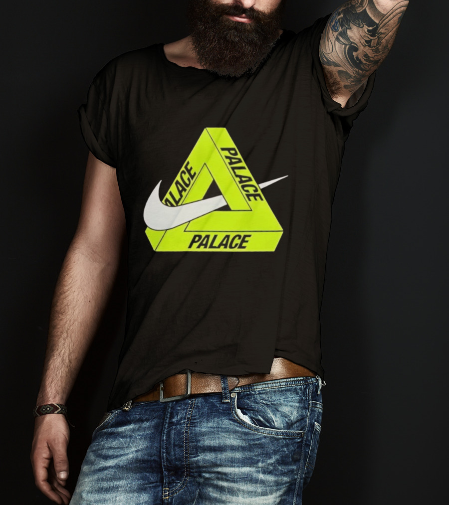 Palace Tri-Ferg Swoosh Yellow Collaboration T-Shirt