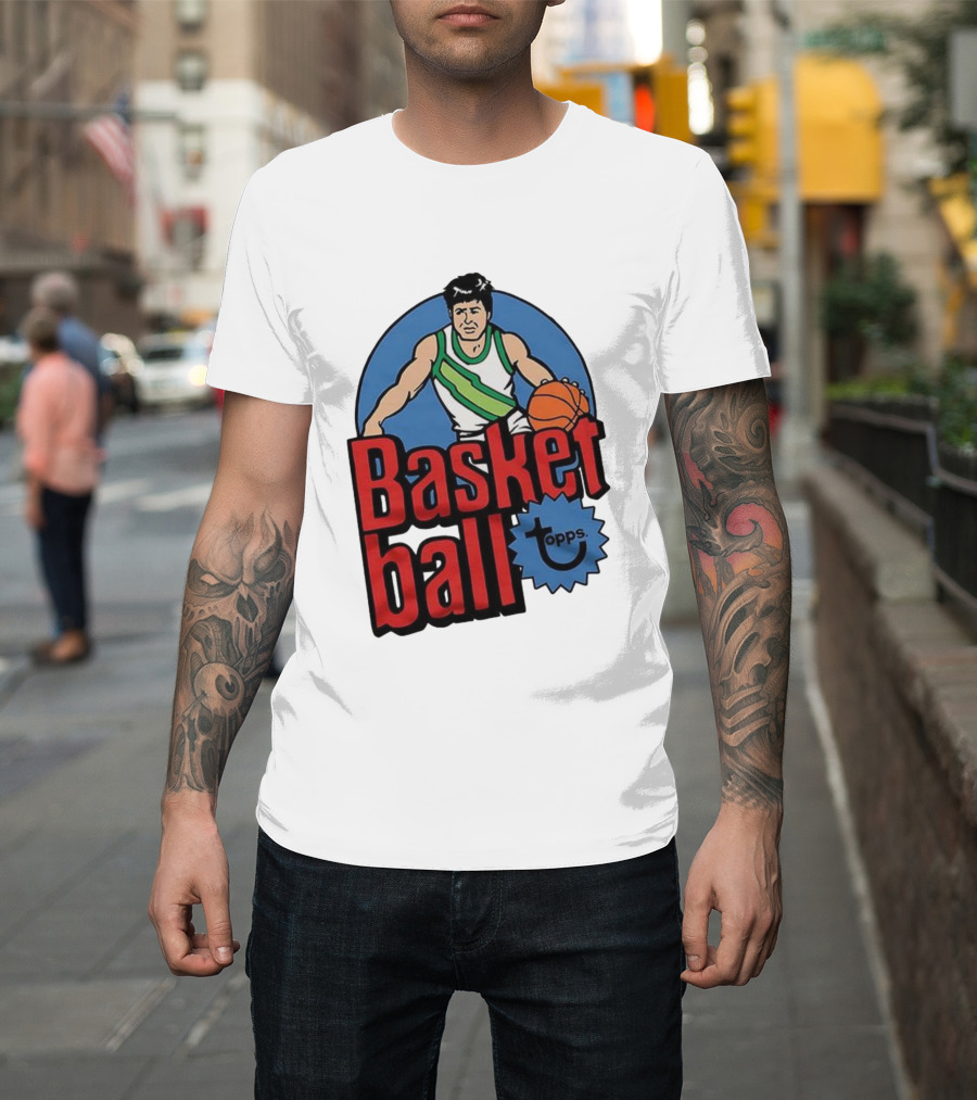 Topps Basketball 1978 Vintage Picture Cards Retro Style T-Shirt