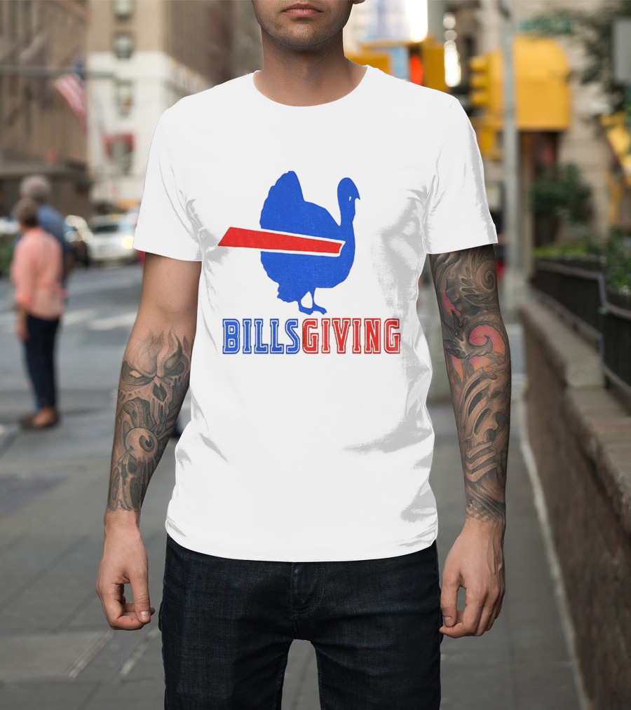 Billsgiving 2025 Turkey Buffalo Bills Thanksgiving NFL Football T-Shirt