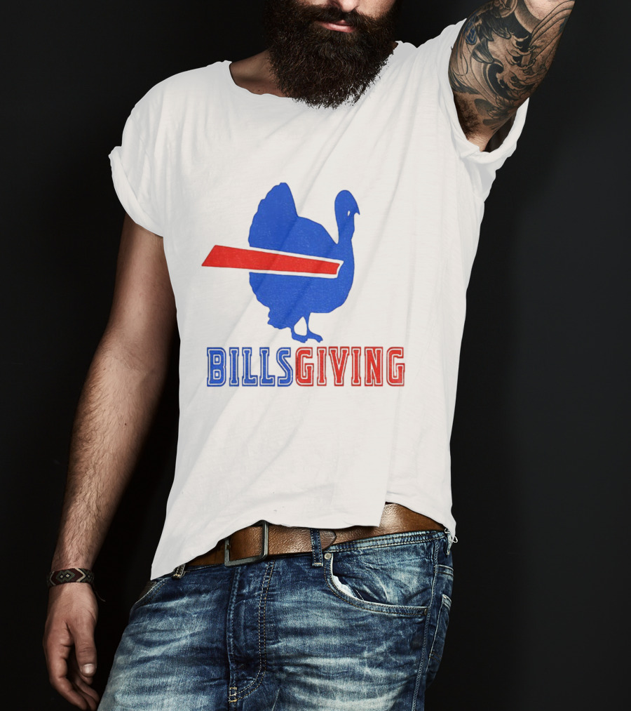 Billsgiving 2025 Turkey Buffalo Bills Thanksgiving NFL Football T-Shirt